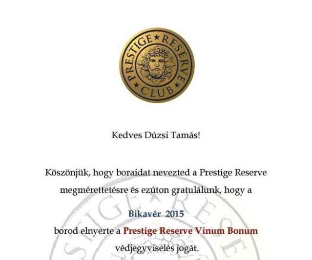 Prestige Reserve Vinum Bonum